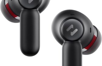 havit SPACE NC01T Wireless Earbuds, Up to 45 dB Hybrid ANC, 6 Mics AI ENC Call Wireless Earphones with Spatial Audio, Bluetooth 5.4 in Ear Headphones, 30-Hour Battery Life and IPX5