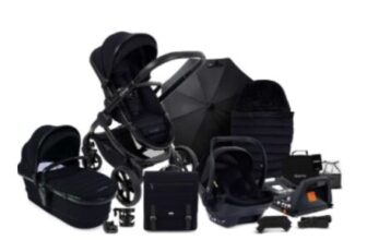 iCandy Peach 7 Black Edition Travel System Bundle with Cocoon and Base