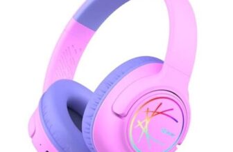 iClever Kids Bluetooth Headphones with LED Lights