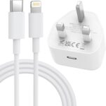iPhone Charger Fast Charge, MFi Certified 25W PD USB C Charger with 2M/6FT Fast Charging Cable for iPhone 14/13/12/11 Pro/Pro Max/XS Max/XS/XR/X/SE/8/iPad, USB C Wall Chargers Power Adapter