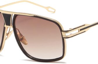 kimorn Sunglasses For Men Retor Goggle Metal Frame Classic Eyewear AE0336