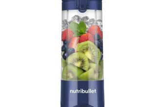 nutribullet Portable Blender in Navy – Powerful Extractor Blade, 475ml Cup