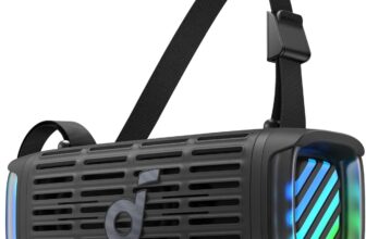 soundcore Boom 3i by Anker, Rugged Outdoor Speakers, IP68 Waterproof, Floating Playback, Saltwater Resistant, 50W Portable Speaker, Bluetooth 5.3, 16-Hour Playtime, TWS, Kayaking/Fishing/Camping