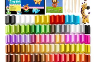 100 Colors Polymer Clay Kit Oven Bake Modeling Clay