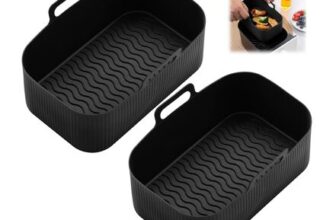 2-Pack Silicone Liners for Ninja Dual Air Fryer