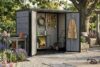 2-in-1 Garden Bin & Tool Storage Shed