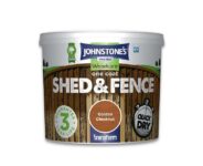 2x5L – Mix and Match – Johnstones One Coat Shed & Fence Golden Chestnut (Golden Chestnut /Dark Oak/Red Cedar/Shadow Grey)