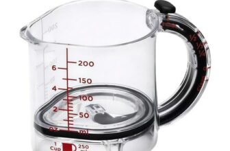 4-in-1 Adjustable Measuring Jug with Sealed Base for Baking