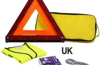 AA French Travel Kit AA5465 – Breathalysers, Warning Triangle, UK Badge, Headlamp Beam Converters, High-Vis Vest