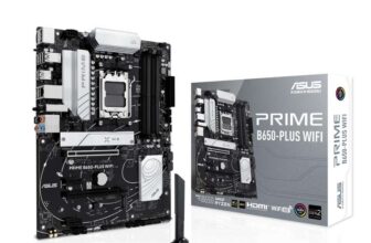 ASUS Prime B650-PLUS WiFi AMD B650 AM5 Ryzen Desktop 9000 8000 & 7000 ATX Motherboard, DDR5, PCIe 5.0 M.2,