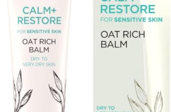 AVEENO Face CALMRESTORE Oat Rich Balm (1x 50ml), 24-Hour Hydration Face Moisturiser with Triple Oat Complex, Face Care Soothes and Hydrates Irritated, Very Dry, and Sensitive Skin