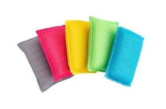 Addis Super Sponge 5 Pack, 100% Microfibre, Non-Scratch