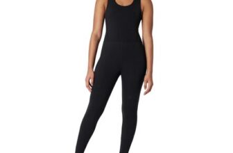 Amazon Essentials Girls Athletic FormFlex Dance Tank Bodysuit Black 6-7
