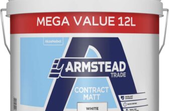 Armstead Trade Contract Matt Emulsion Paint White 12l. Free C&C only
