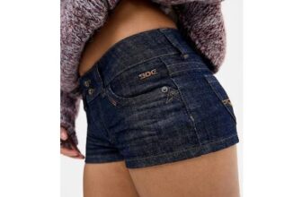 BDG Piper Denim Mini Shorts