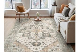BEIMO Extra Large Washable Rug 240x300cm Non-Slip