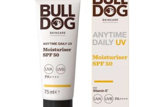 BULLDOG SKINCARE Anytime Daily UV Moisturiser SPF 50 For Men 75 ml