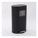 Black Oval Pedal Bin 30L