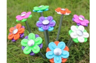 Blue Diamond Daisy Tent Pegs 20: Flower Heads, Case, Cleaner