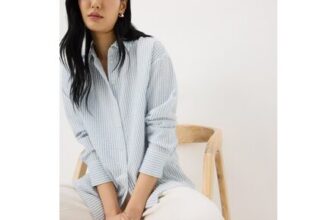 Blue Stripe Seersucker Shirt