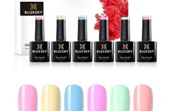 Bluesky Gel Nail Polish Set Pastel Neon Collection, 6x10ml