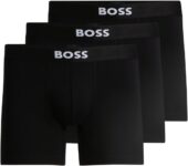 Boss Mens T-Shirt Regular Fit Long Sleeves Crew Neck