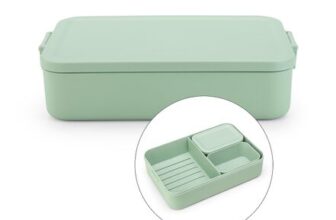 Brabantia Make & Take Bento Lunch Box, 2L, Jade Green
