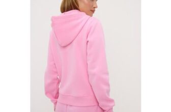 Bright Pink Zip up Hoodie