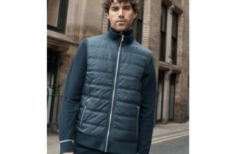 Burton Navy Hybrid Padded Jacket