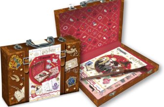 CRAYOLA – Harry Potter Magic Briefcase Creative Set with 30 Activity Sheets, Velvet Art, Stickers, Mini Pencils and Magic Wand, for Children from 3 Years, 35176