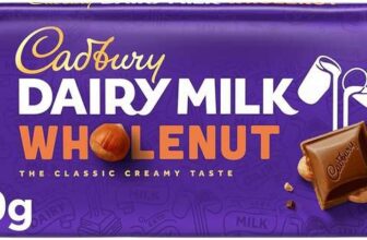 Cadbury Dairy Milk Whole Nut Bar, 120 g (Pack of 1)