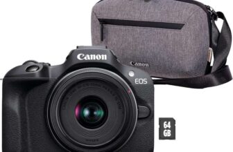 Canon EOS R100 RF-S 18-45mm F4.5-6.3 IS STM Lens – Compact Mirrorless Digital Camera
