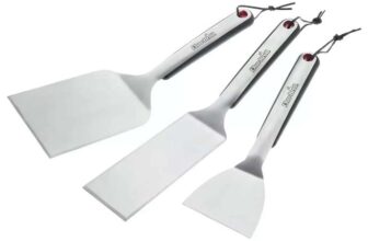 Charbroil BBQ 3 Piece Stainless Steel Griddle Starter Kit Free C&C
