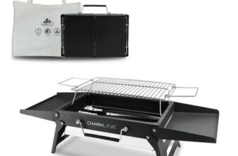 Charmline 34 X 23 Cm Portable Charcoal BBQ Grill