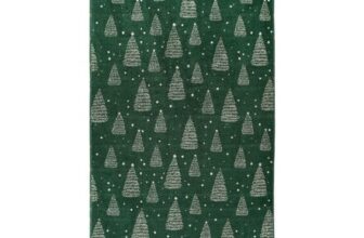 Christmas Trees Green Cotton Towel 80cm