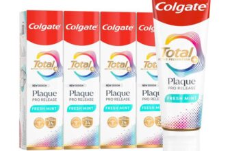 Colgate Total Plaque Pro Release Mint 75ml x 4