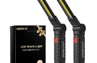 Coquimbo 2-Pack Work Light LED Torch, 360 Rotate, Magnetic Hook