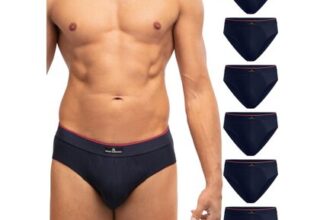 DANISH ENDURANCE Mens Classic Soft Cotton Briefs, 6-Pack