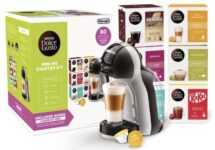 DOLCE GUSTO by DeLonghi Mini Me Pod EDG155.BG Coffee Machine Starter Kit (Comes with 6 boxes of coffee pods). Free C&C