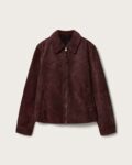 Dellcot Suede Jacket, Oxblood Red