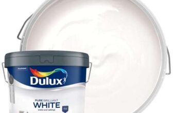 Dulux Silk Emulsion Paint – Pure Brilliant White – 10L wickes