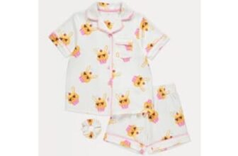 Easter Bunny Muffin Short Pyjamas Set
