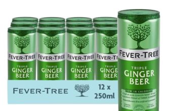 Fever-Tree Sparkling Triple Ginger Beer Soft Drink 12x250ml
