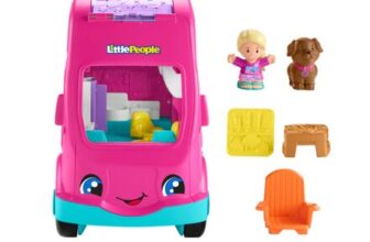 Fisher-Price Little People Dreamcamper RV Playset with 2 Figures
