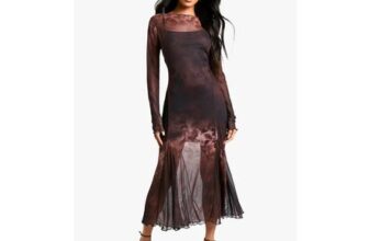 Floral Hem Maxi Dress