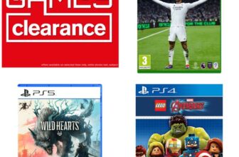 Game & Accessories Clearance (550 Items – PS4 / PS5 / X1 / XSX / Nintendo & More) – Free Click & Collect