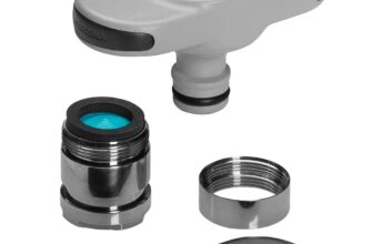 Gardena tap Connector for Indoor taps: Connection for Indoor taps, Including Adapter for Aerator Head, Spanner for Easy Fitting, for Kitchen and Bathroom (18210-20)