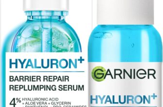 Garnier Hyaluronic Acid Serum, SkinActive Replumping & Hydrating Super Serum with 3% Hyaluronic Acid, Aloe Vera & Glycerin, Strengthens Skin Barrier, Cruelty Free & Vegan, 30ml