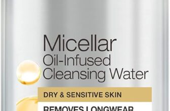 Garnier Micellar Cleansing Water For Dry Skin 400ml, Oil Infused Cleanser & Waterproof Makeup Remover, Recognised By The British Skin Foundation, Use With Reusable Micellar Eco Pads