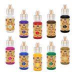 Gel Food Colour Set, 10 Colours, 10ml, 100ml Total